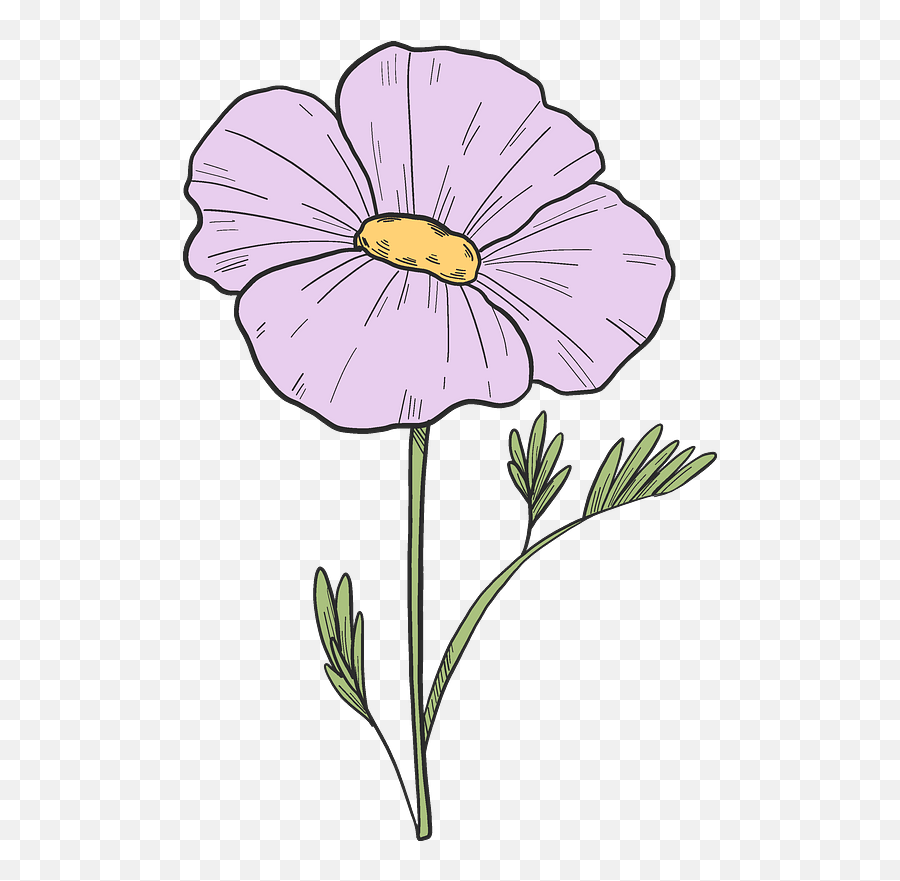 Pink Flower Clipart - Morning Glory Emoji,Pink Flower Clipart