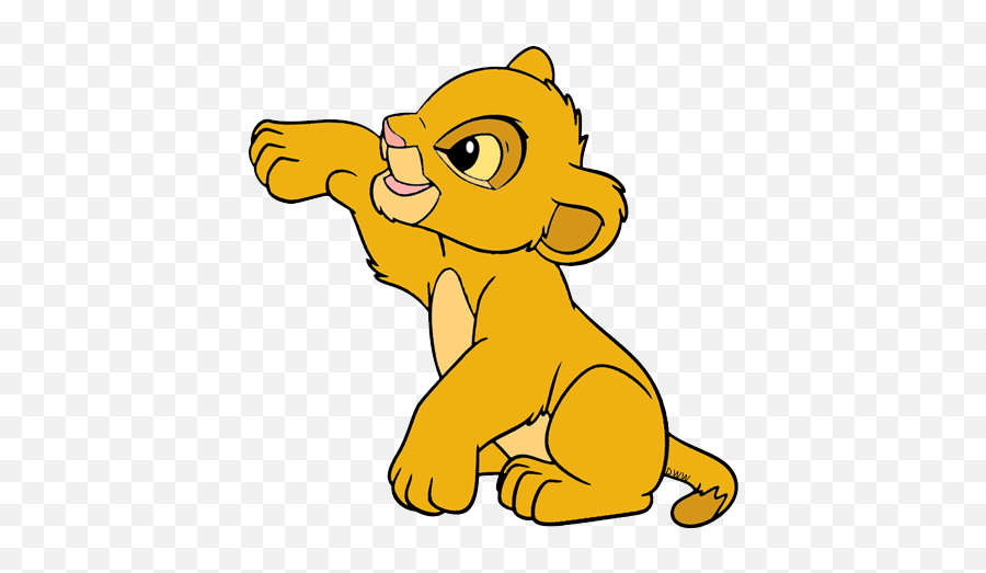 Baby - Clipart Lion King Baby Simba Emoji,Simba Png