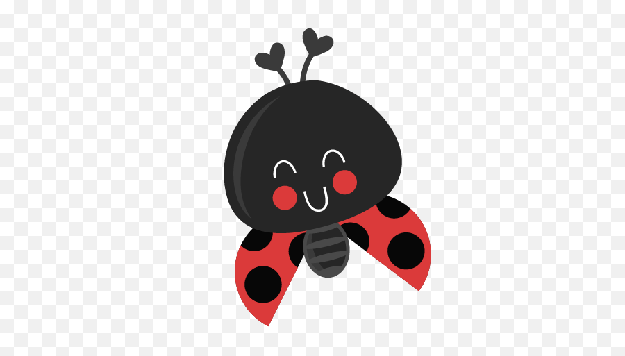 Cute Ladybug Svg Scrapbook Title Svg - Cartoon Cute Ladybug Png Emoji,Ladybug Png