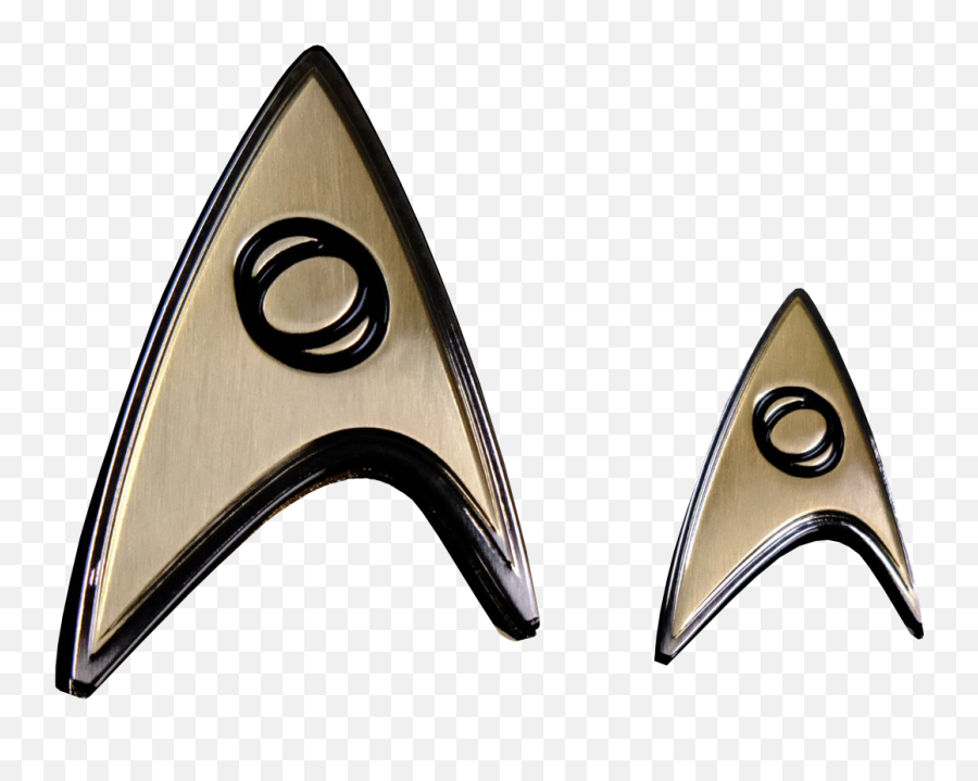 Star Trek Discovery - Enterprise Science Insignia Magnetic Badge Replica U0026 Lapel Pin Set Star Trek Discovery Enterprise Insignia Emoji,Star Trek Logo