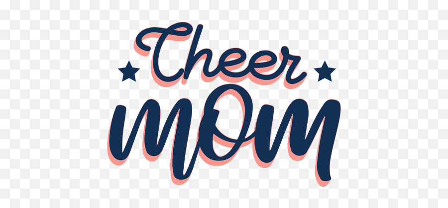 To Cheer Mom Lettering - Transparent Png U0026 Svg Vector File Dot Emoji,Cheers Logos