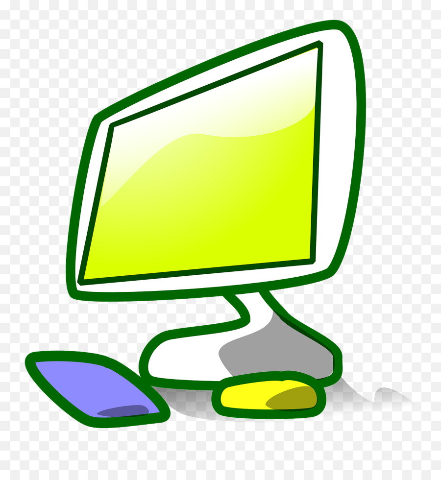Computer Laptop Clip Art Freeputer Free - Graphic Of Computer Emoji,Computer Clipart