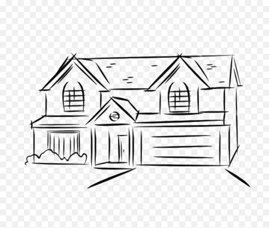 Mansion Clipart Double Story House - Villa Drawing Easy Emoji,Floor Clipart