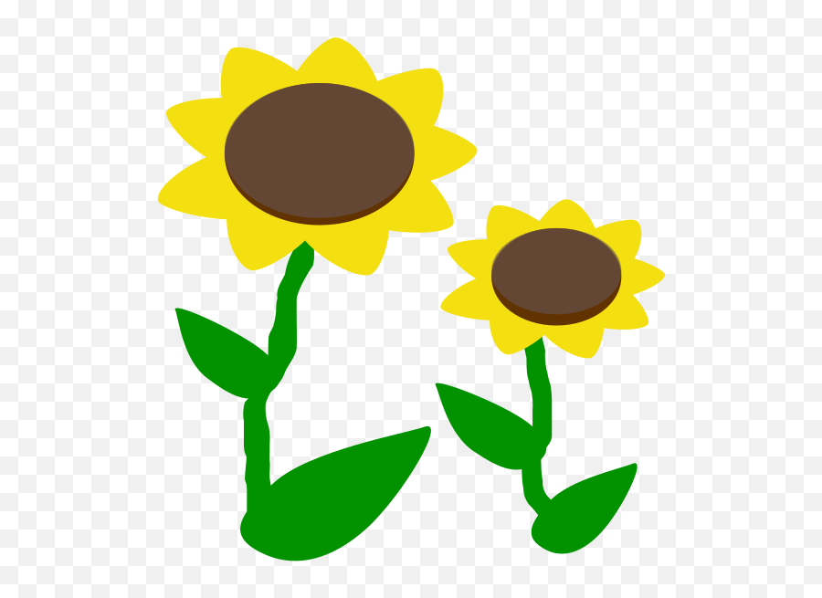 Sunflower Clipart - Clip Art Flowers Emoji,Sunflower Clipart
