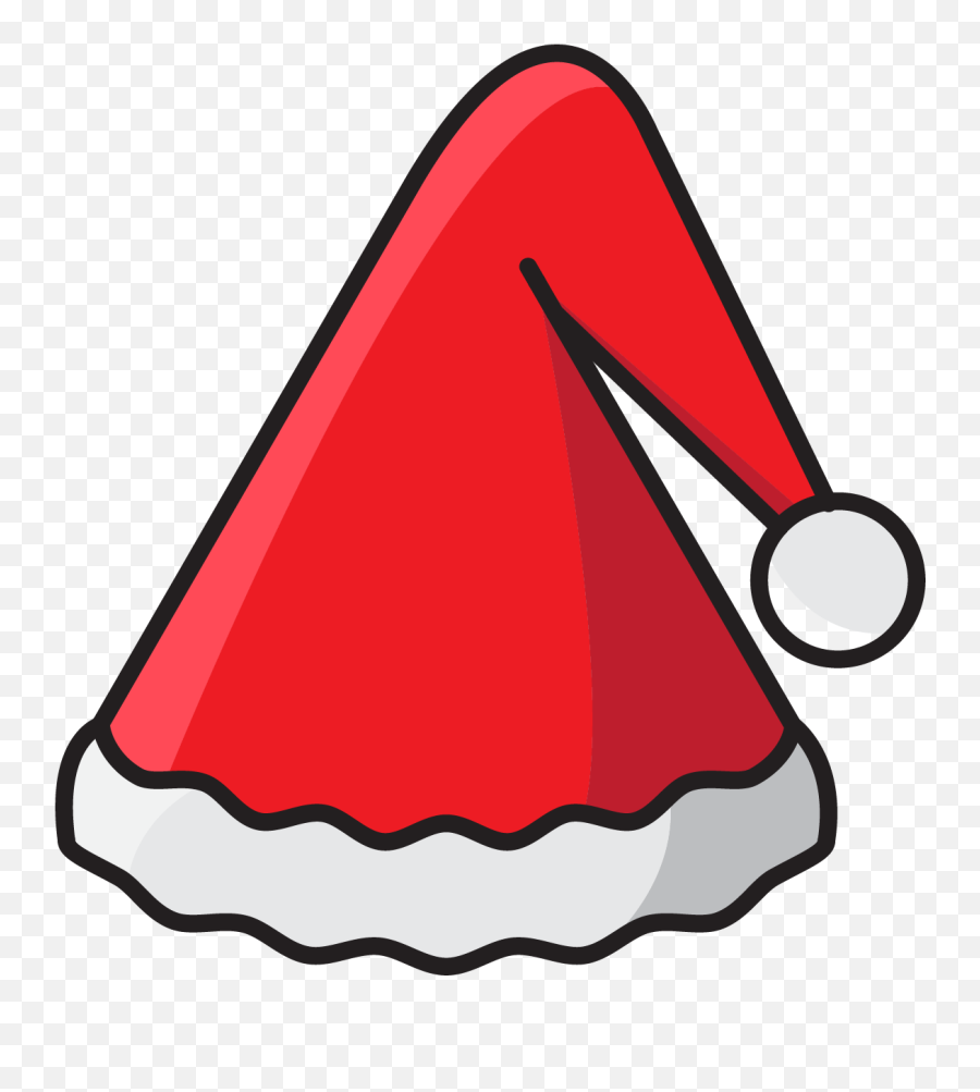 Red Christmas Hat In Christmastime - Language Emoji,Christmas Hat Transparent