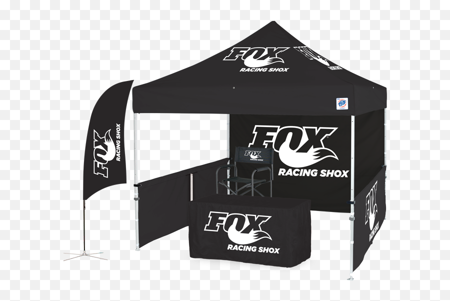 Motocross Tent E - Z Up Shade Emoji,Fox Racing Logo