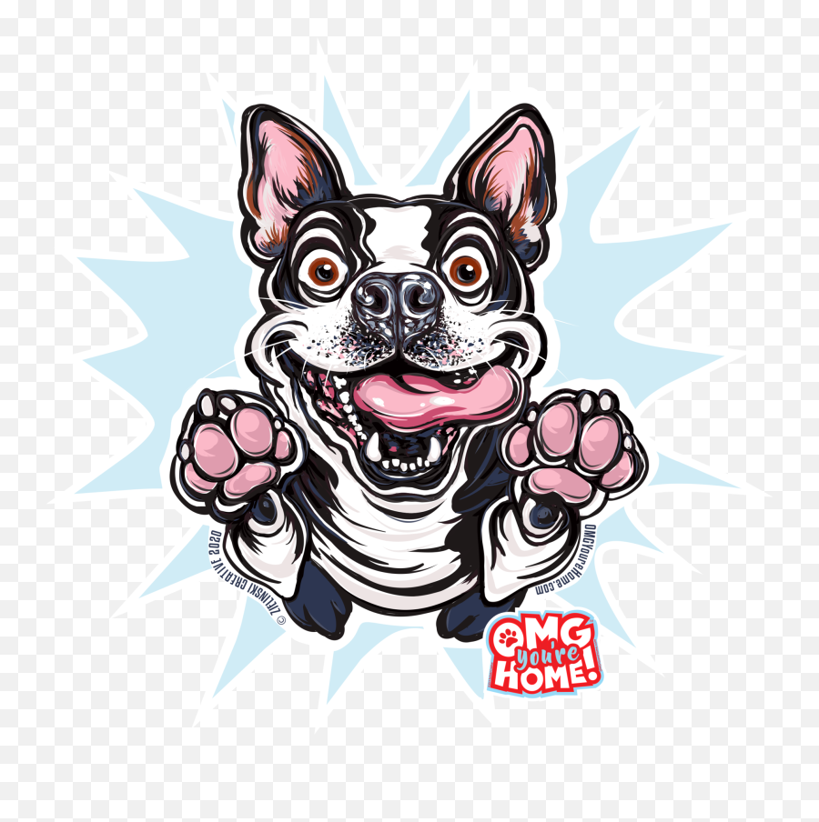 Boston Terrier Decal - Happy Emoji,Boston Terrier Clipart
