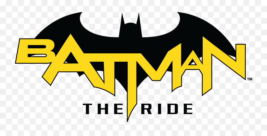 Batman The Ride - Freefly Coaster New At Six Flags Batman Logo Comics Png Emoji,Roller Coaster Clipart
