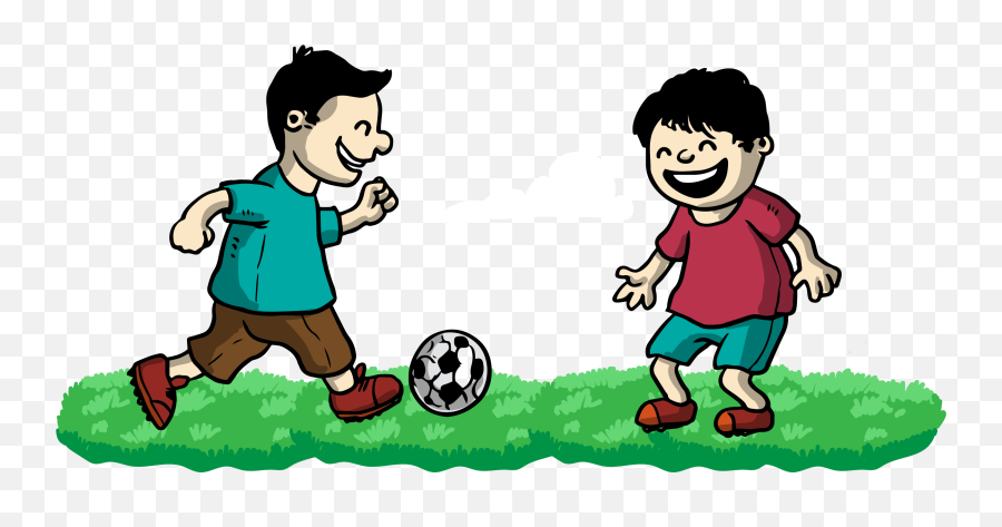 Football Clip Art - Play Football With Friend Emoji,Friends Clipart