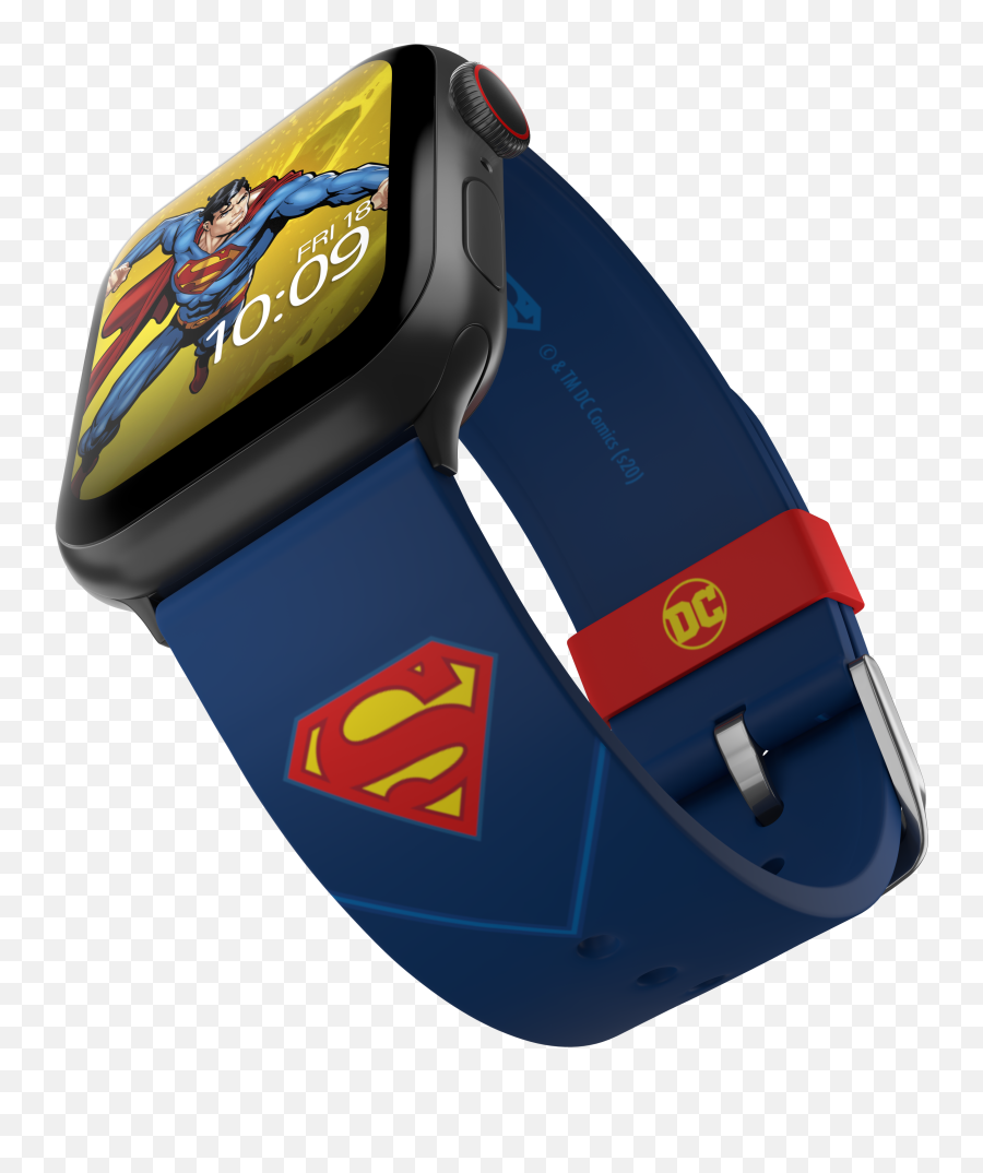 Dc Comics Superman Tactical Smartwatch Band Emoji,Superman Comic Png