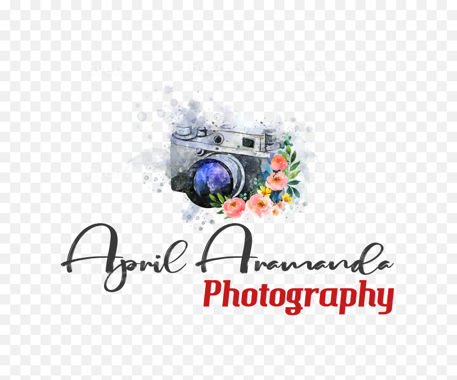 Create Feminine Photography Logo And Signature In Watercolor Emoji,Photography Signature Logo