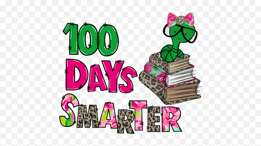100 Happy Days Cheetah Pencil U2013 Oh My Goodness Boutique Cc Emoji,100 Days Smarter Clipart