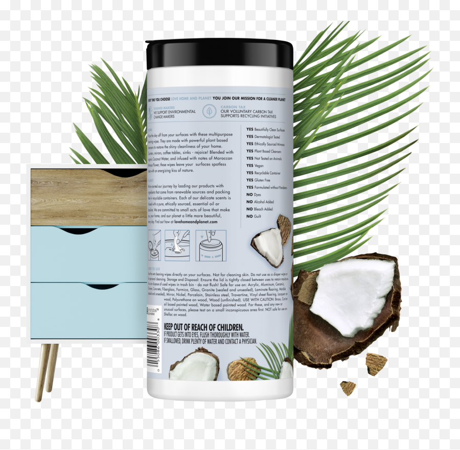 Download Hd Coconut Water U0026 Mimosa Flower All Purpose Emoji,Coconut Drink Clipart