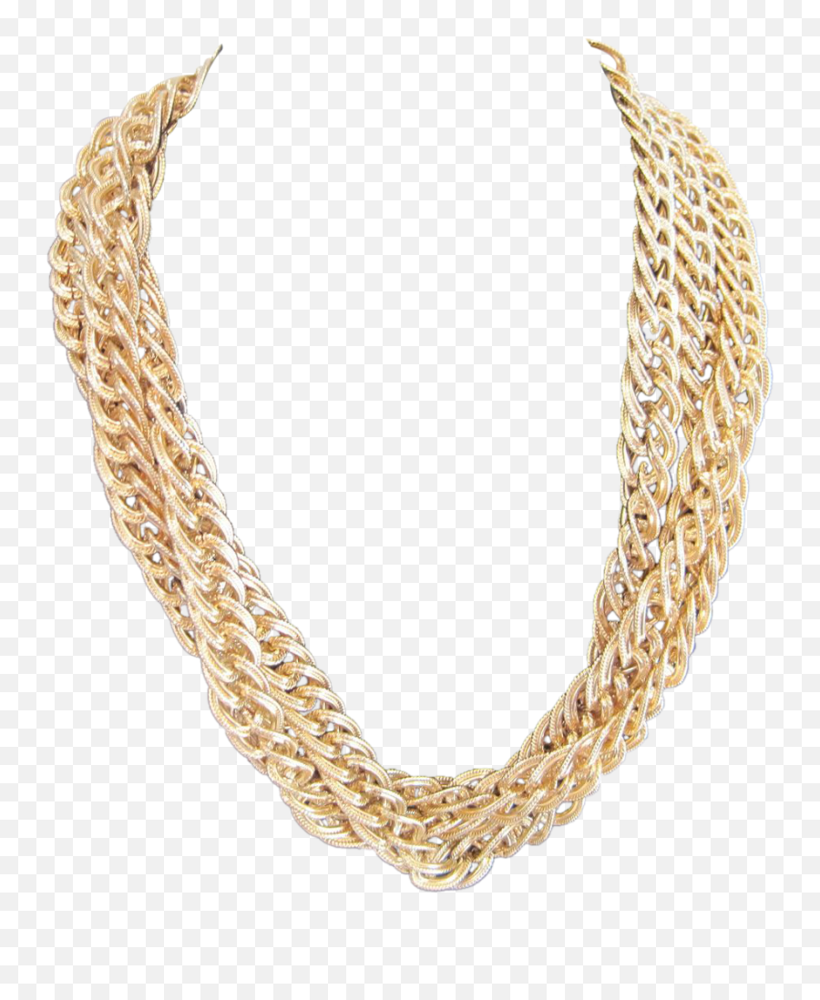 Download Gold Chain Png Transparent - Gold Chains Golden Chain Png Download Emoji,Gold Chain Png