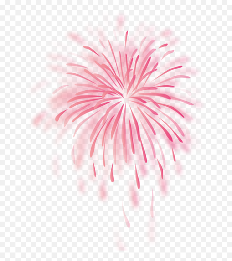 Red Present Box With Fireworks Png Clipartu200b - Pink Rose Gold Firework Clipart Emoji,Fireworks Clipart