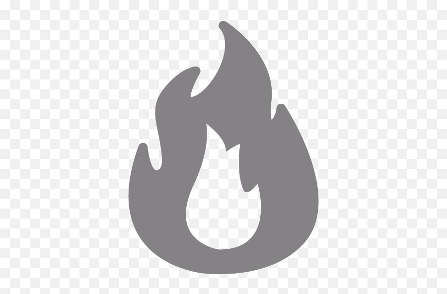 Gray Fire 2 Icon - Free Gray Fire Icons Transparent Black Fire Symbol Emoji,Fire Gif Transparent
