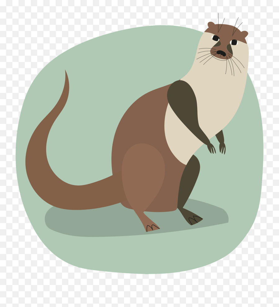 Otter Clipart Free Download Transparent Png Creazilla - Animal Figure Emoji,Otter Clipart