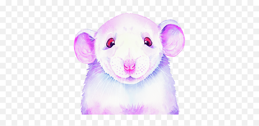 White Rat Peekaboo Fleece Blanket - Soft Emoji,Rat Transparent