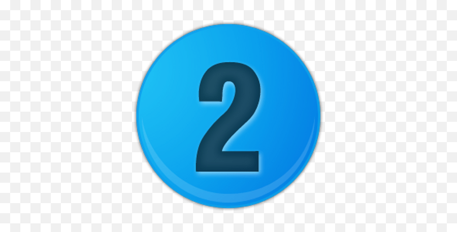 White Number 1 In Red Circle Transparent Png - Stickpng Blue Number 2 Circle Emoji,Transparent Circle
