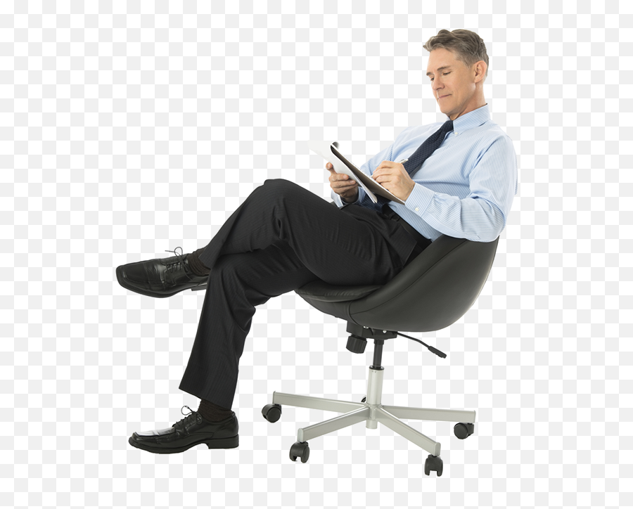 Businessman Png Images Transparent Background Png Play - People Sit On Chair Png Emoji,Person Sitting Png