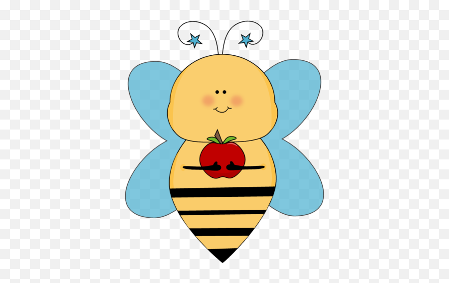 Bee Clip Art - Cute Art Teacher Clipart Emoji,Cute Clipart