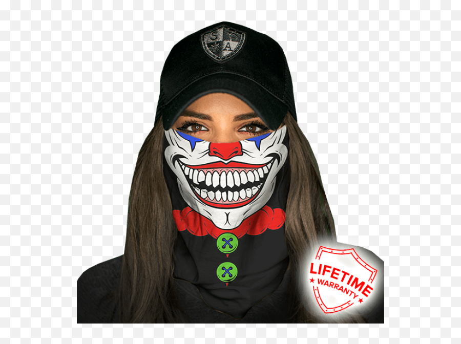 Clown Face Shield - Sa Company Face Shield Nebula Emoji,Clown Face Png