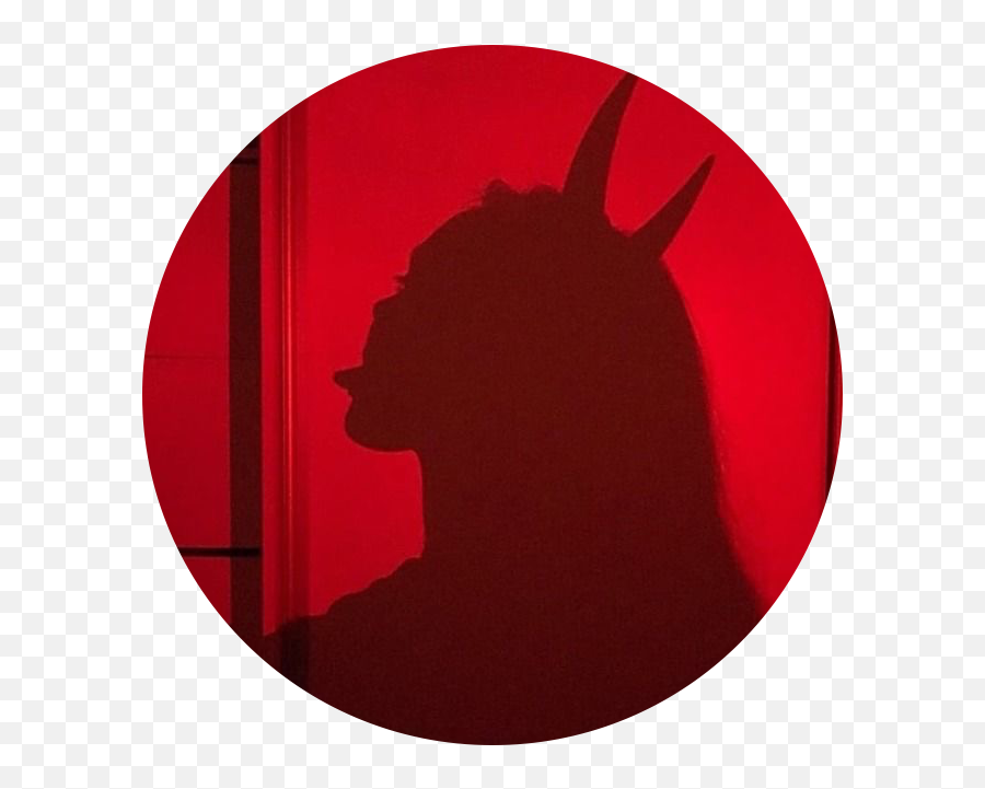 Devil Horn Clipart Devilish - Circle Png Download Full Aesthetic Devil Girl Emoji,Devil Horn Png