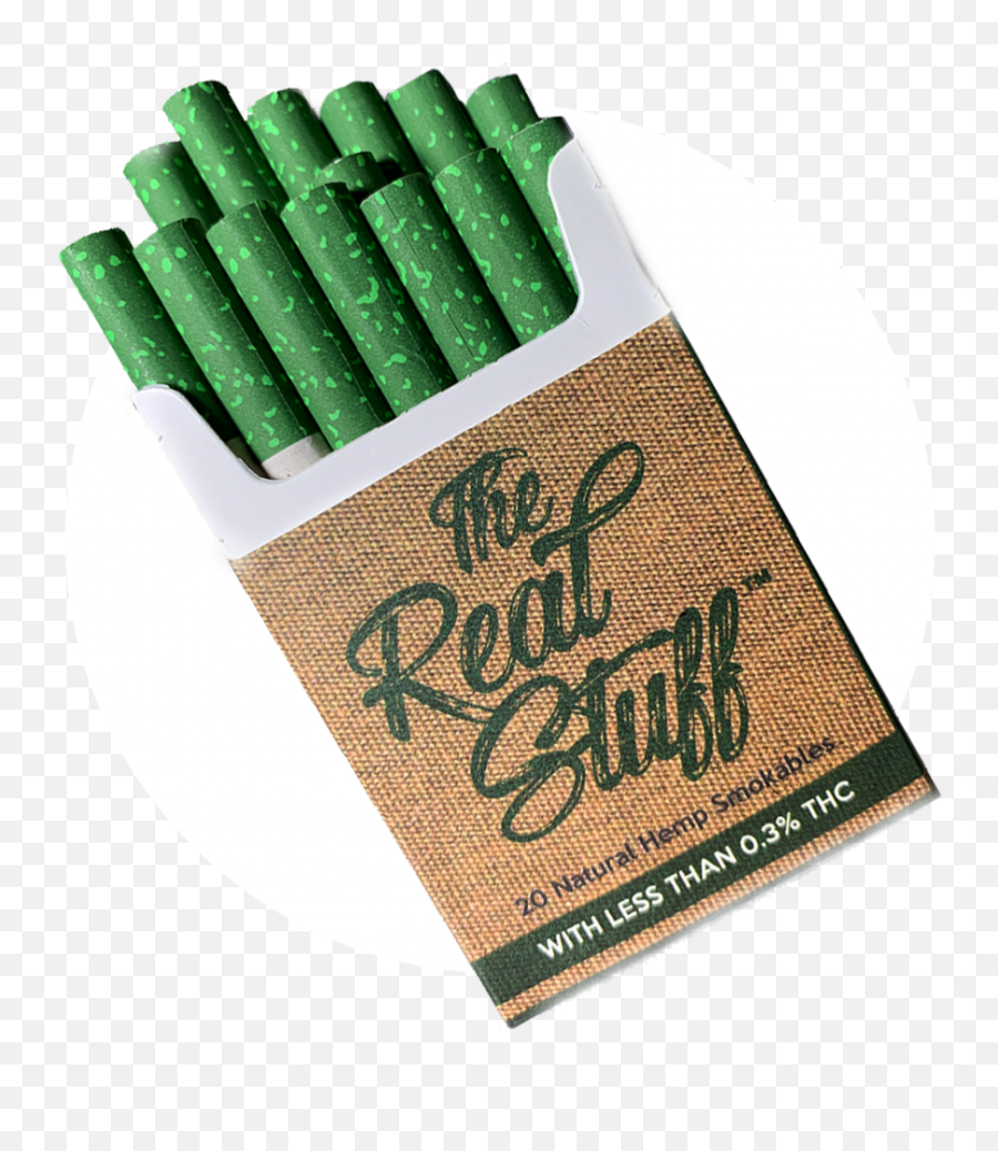 Hemp Cigarette Packs And Cartons Now Available - Green Hemp Cigarettes Emoji,Weed Joint Png