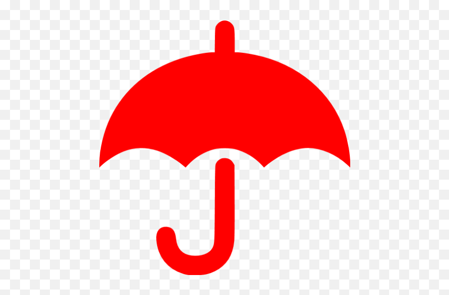 Red Umbrella Icon - Free Red Umbrella Icons Red Umbrella Icon Emoji,Umbrella Logo