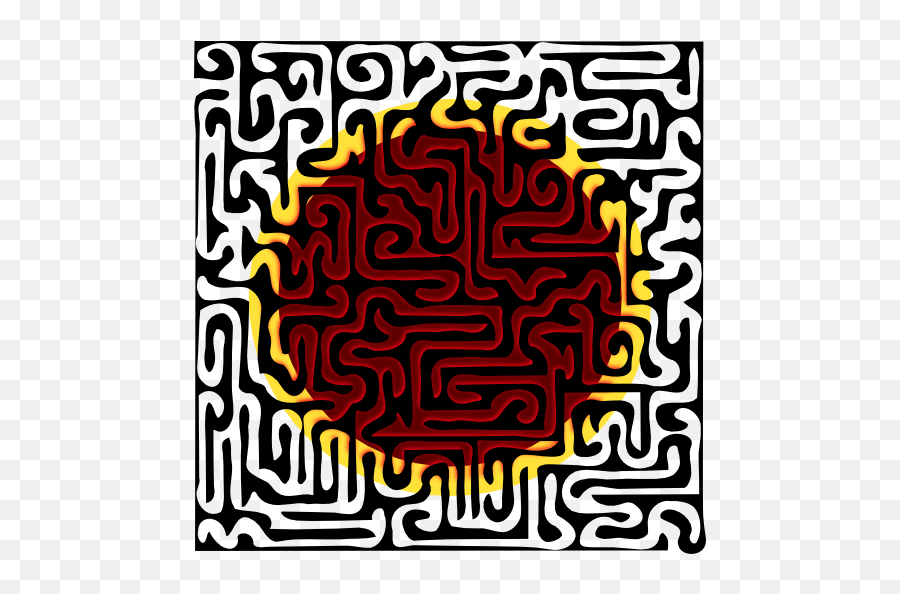 Muster 52b Maze With Sun Clipart I2clipart - Royalty Free Clip Art Emoji,Maze Clipart