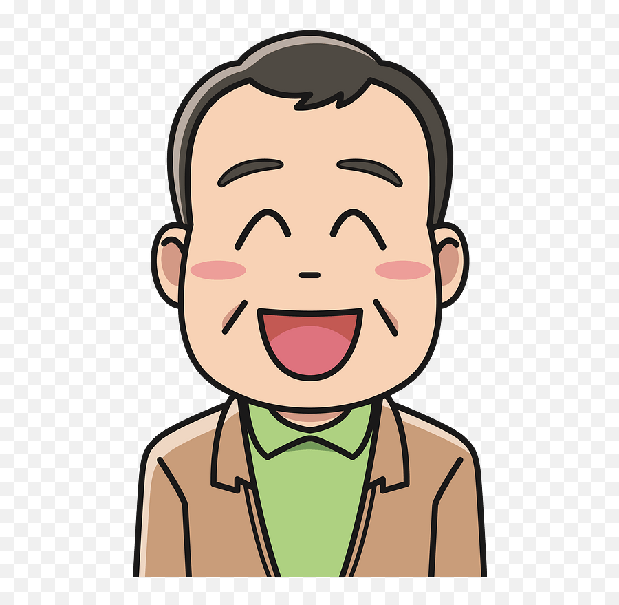 Laughing Man Clipart - Happy Emoji,Laughing Clipart