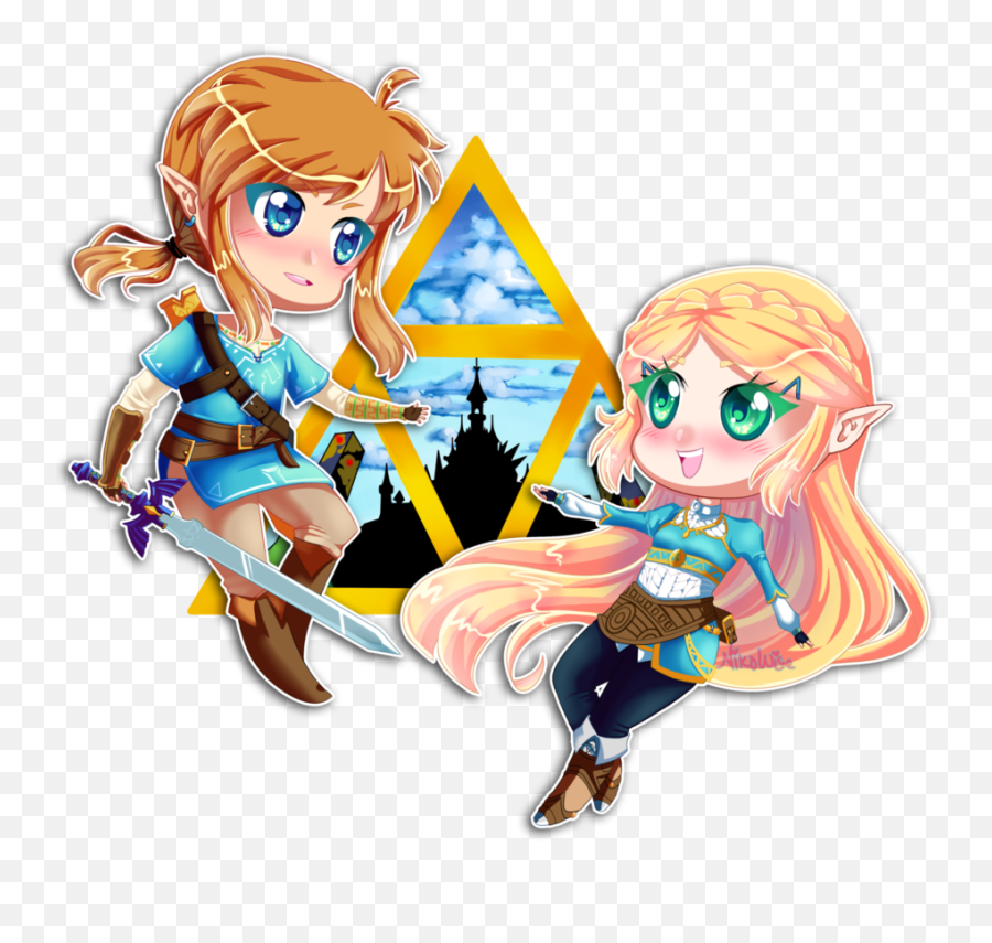 Chibi Link Breath Of The Wild Png Image - Fictional Character Emoji,Breath Of The Wild Link Png