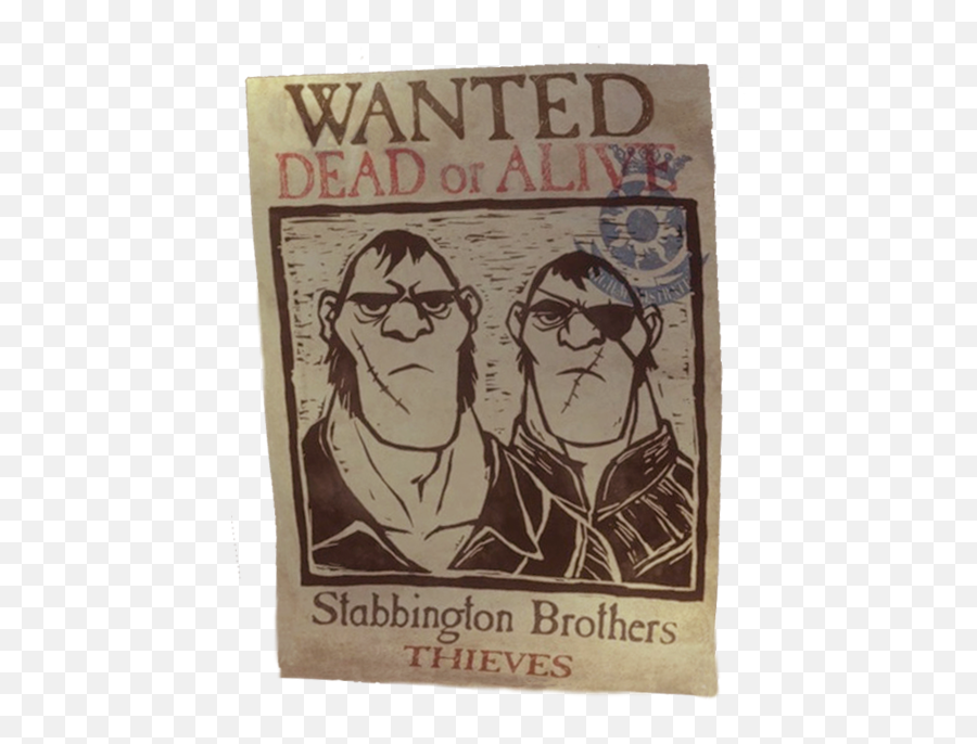 Stabbington Brothers Wanted Poster Png - Stabbington Brothers Flynn Rider Wanted Poster Emoji,Wanted Poster Png