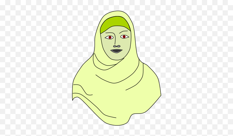Islamic Hijab Vail Headscarf Svg Vector Islamic Hijab Vail Emoji,Hijab Clipart