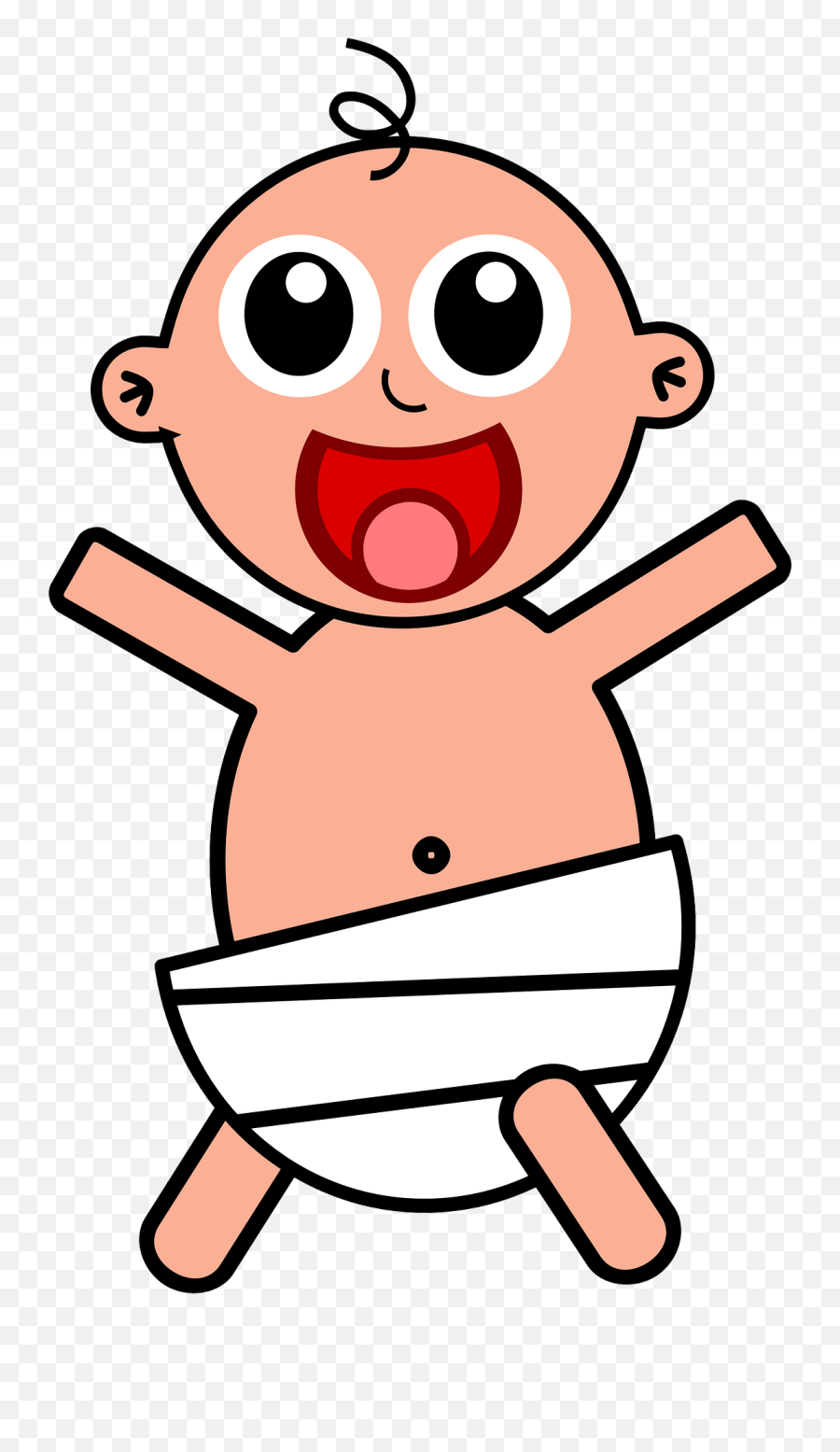 Baby Clip Art Free Download Clip Art Free Clip Art On - Baby Diaper Clip Art Emoji,Baby Clipart