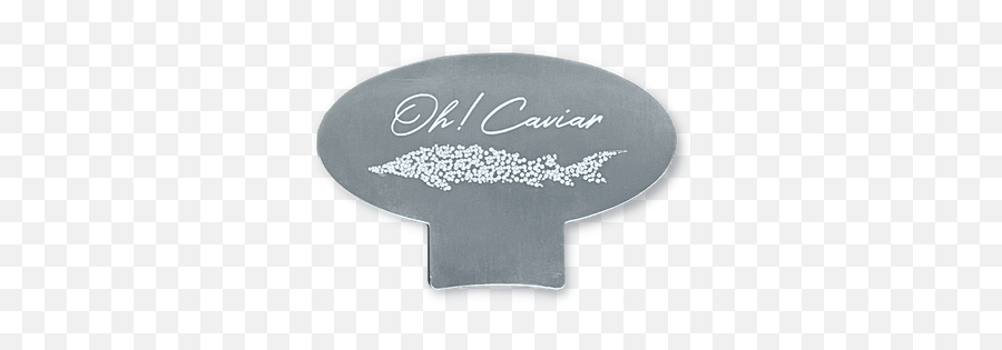 Caviar Key - Stainless Steel Emoji,Caviar Logo