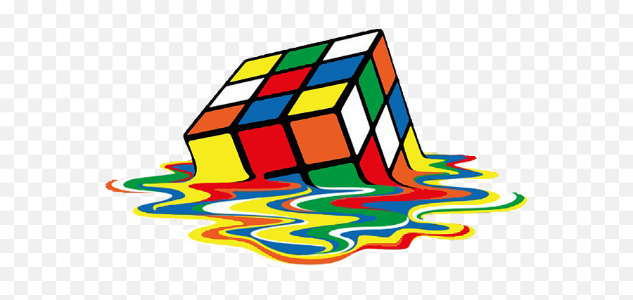 Melting Rubiku0027s Cube Beach Towel For Sale By Bailey S Bosanquet Emoji,Rubik Cube Logo