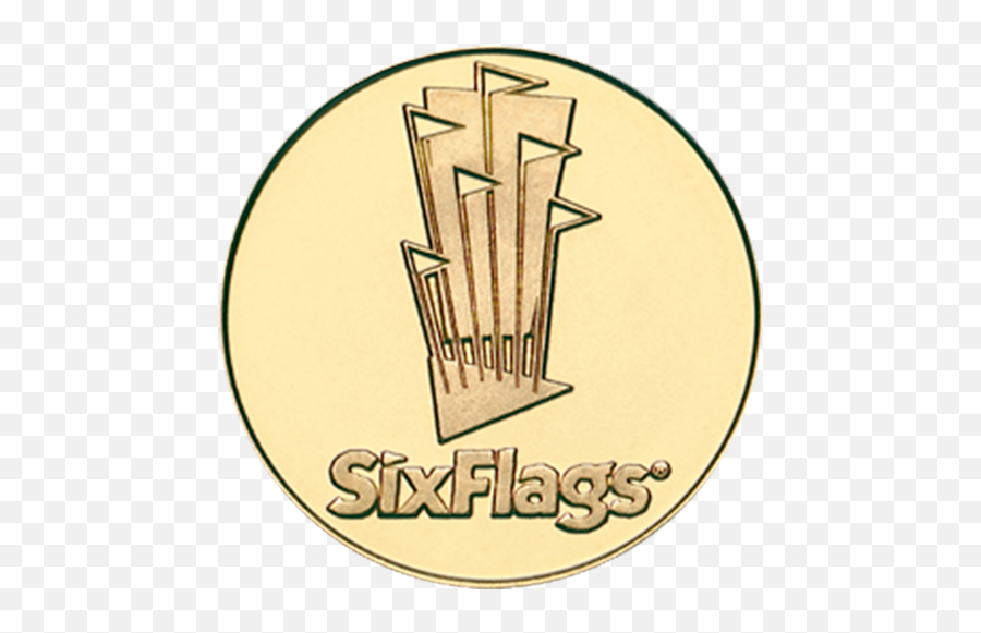 Six Flags - Six Flags Tokens Emoji,Six Flags Logo