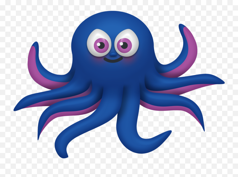 Octopus Clipart Beach Theme Octopus - Common Octopus Emoji,Octopus Clipart
