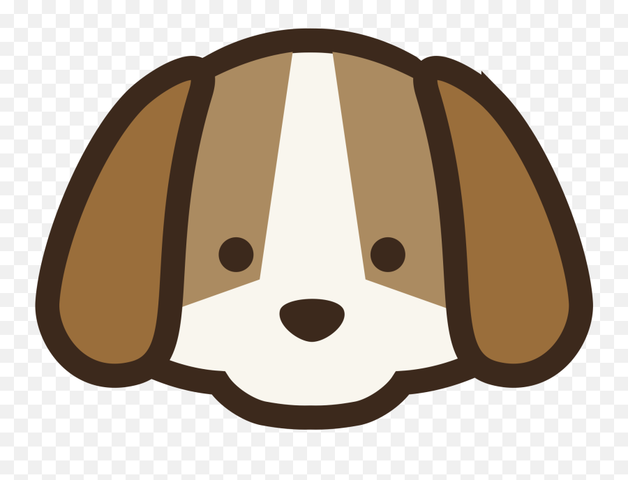 Dog Clipart - Dog Head Clipart Png Emoji,Dog Clipart