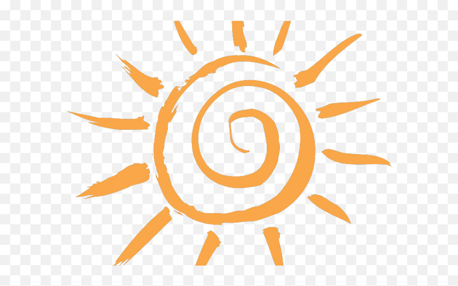 Sunshine Clipart Illustration - Hand Drawn Sun Png Simple Sun Emoji,Sunshine Clipart