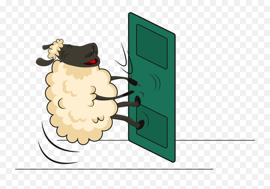 Sheep And Door Clipart Free Download Transparent Png - Vertical Emoji,Door Clipart