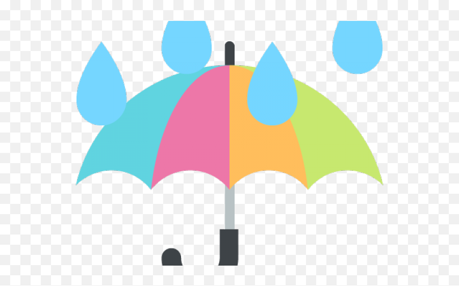 Umbrella Clipart Umbrella Rain - Umbrella Raindrops Emoji Girly,Umbrella Clipart