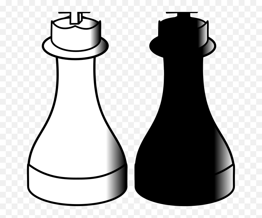 Blue Chess Pieces Png Svg Clip Art For Web - Download Clip Black And White Queen Chess Piece Transparent Emoji,Chess Piece Clipart