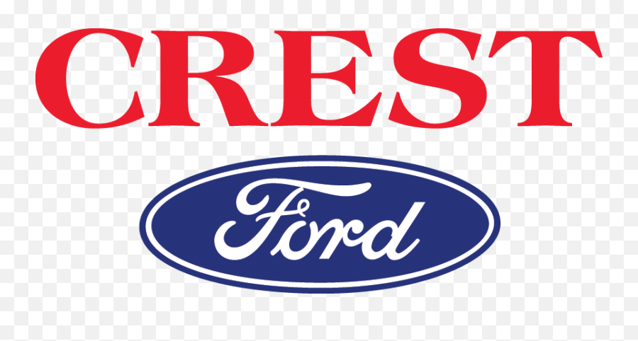 Used Car Dealership - Crest Ford Logo Emoji,Old Ford Logo