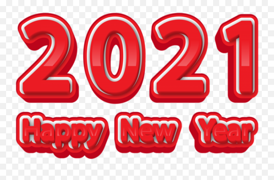 Download Happy Clipart 2021 Celebrate - Happy New Year 2021 Red Png Emoji,Happy Clipart