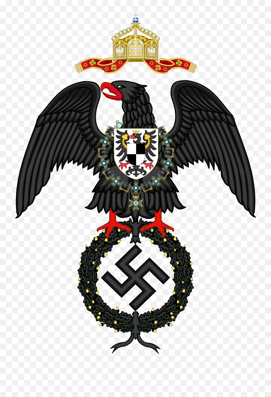 Reichskommissariat Ural - Coat Of Arms Nazi Emoji,Nazi Flag Png
