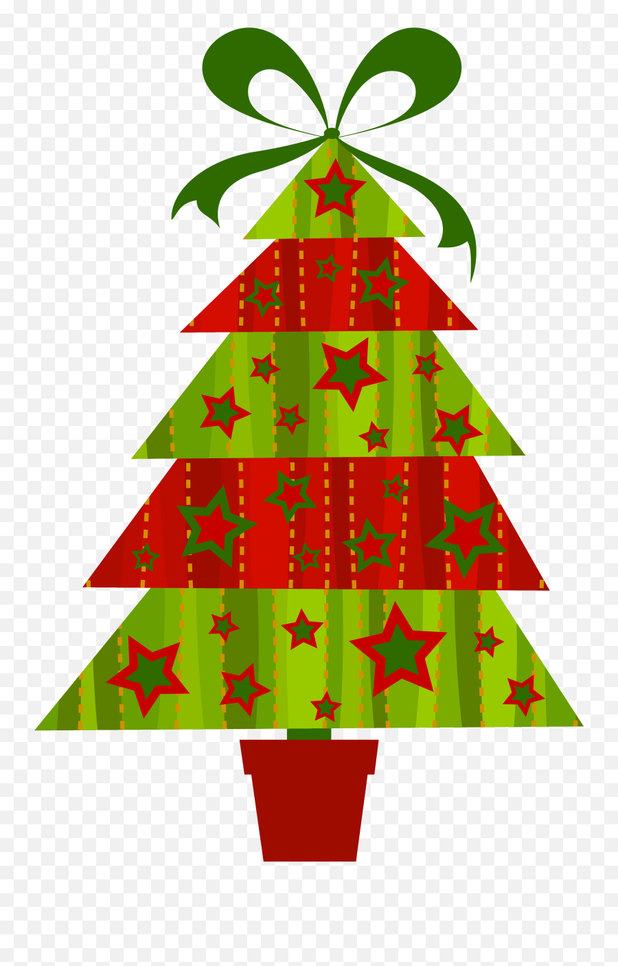 Modern Christmas Tree Clip Art - Modern Christmas Tree Clipart Emoji,Christmas Tree Clipart