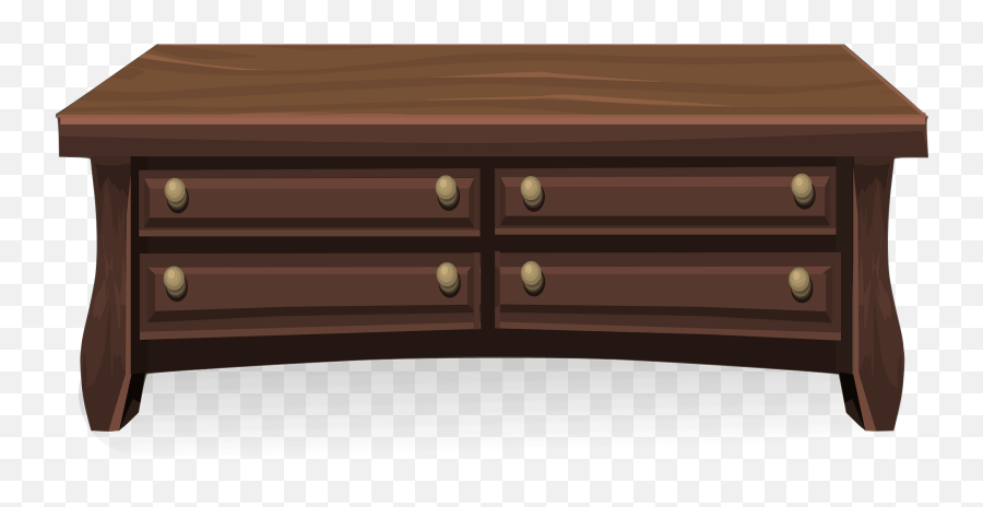 Glitch Simplified Low Wooden Cabinet - Drawer Pull Emoji,Cabinet Png