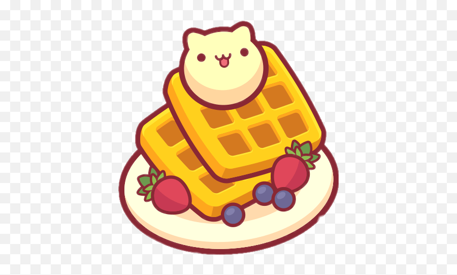 Waffles Sticker Challenge On Picsart - Waffle Animated Emoji,Waffle Transparent